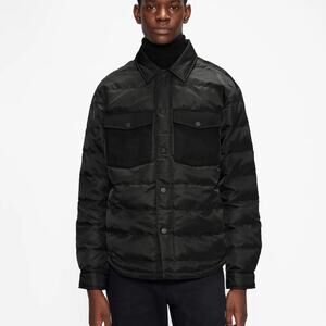 Ted Baker Velosty quilted overshirt jacket black - Ted 4 (large)
